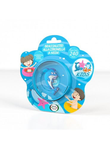 Sääski peletav käevõru Kids Citronella & Neem (240 h)